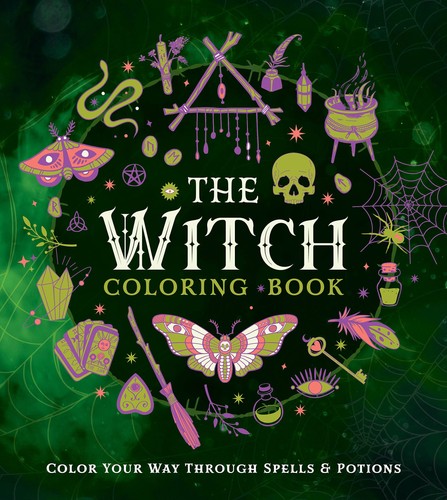 The witch coloring book - coloring, color